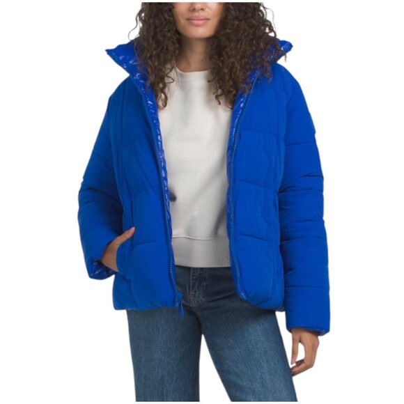 ALPENHAUS 2-in-1 Reversible Stretch Puffer With Removable Scarf - Picture 2 of 4